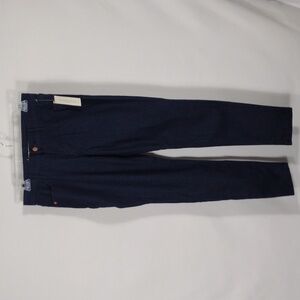 NWT Old Navy Women's Blue Super Skinny Mid-Rise Jeans Size 4 Petite